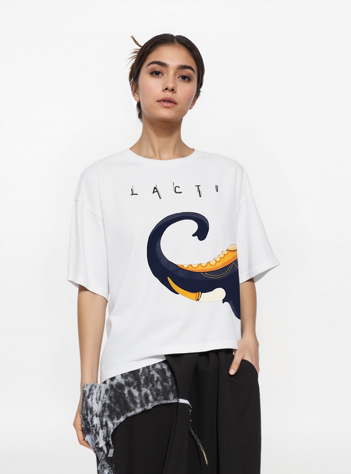 Lacti Tread Oversized Tee