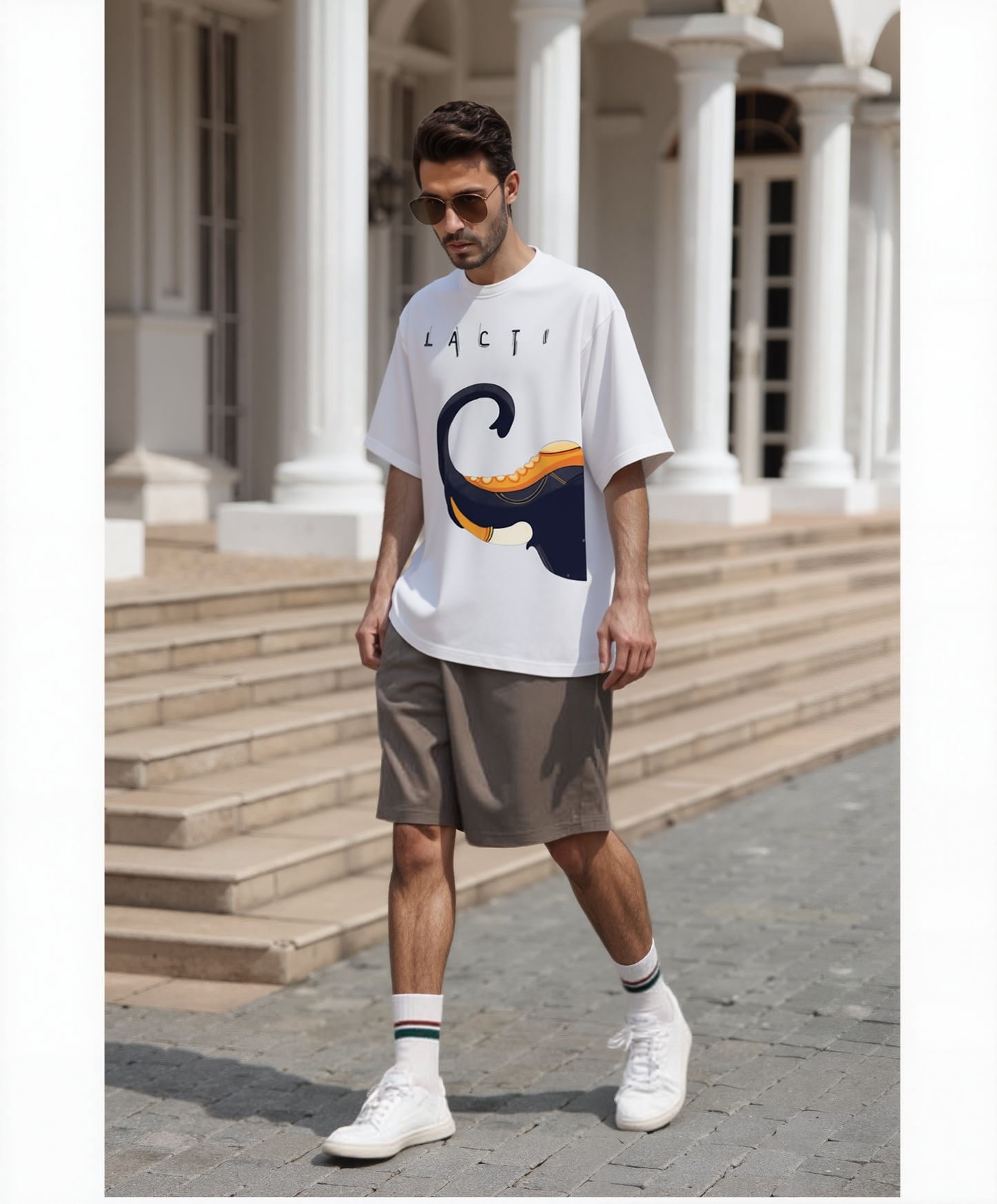Lacti Tread Oversized Tee