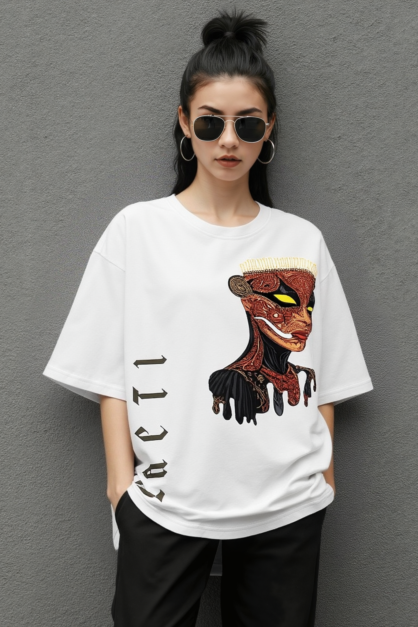 Lacti tread Oversized Tee