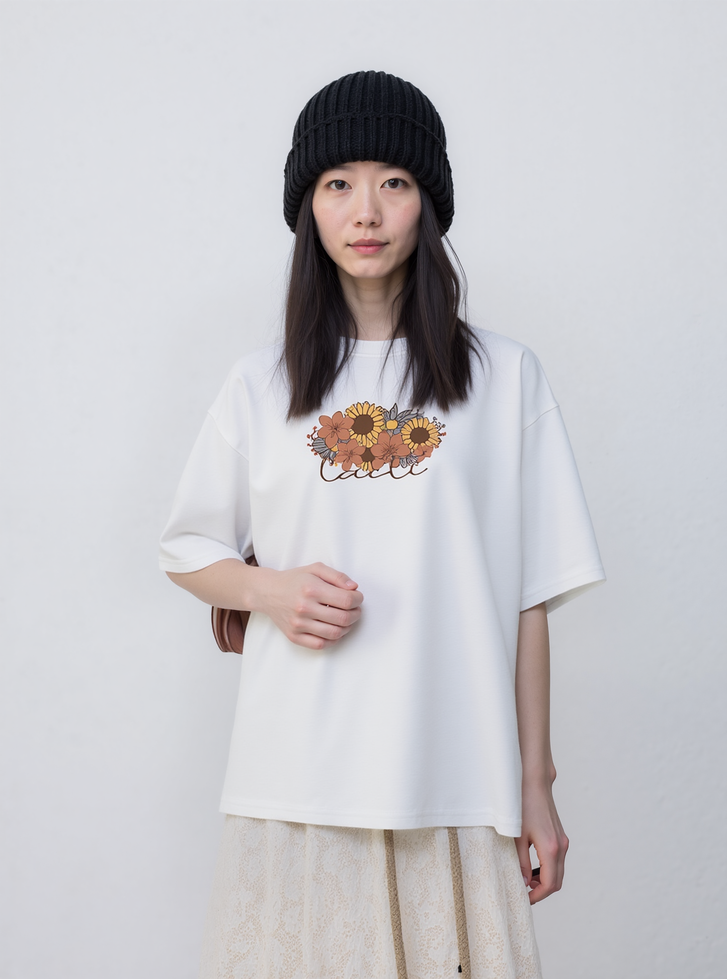 Lacti Flower Oversized Tee