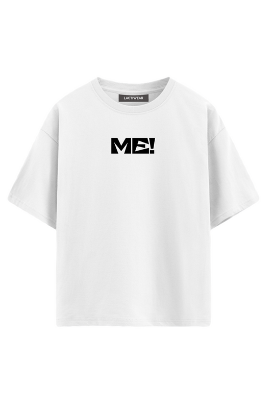 Lacti Me White Oversized Tee