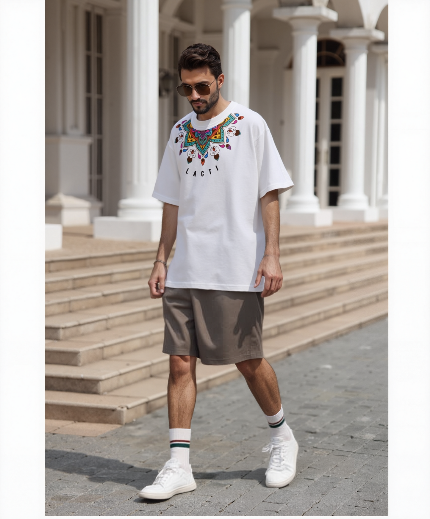 Lacti Peace Oversized Tee