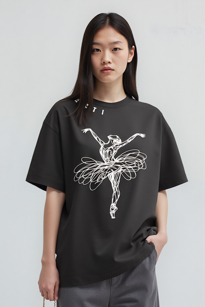 Lacti Free style Oversized Tee