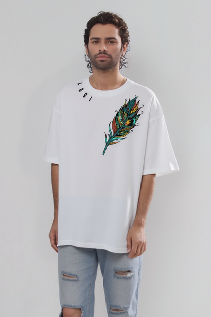 Lacti Feather soft Oversized Tee