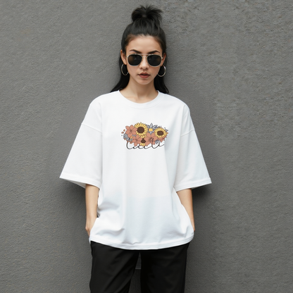 Lacti Flower Oversized Tee