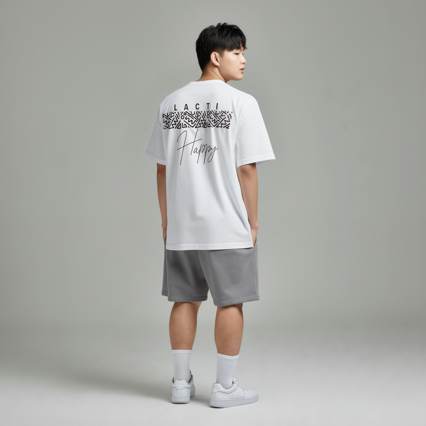 Lacti Happy B Oversized Tee