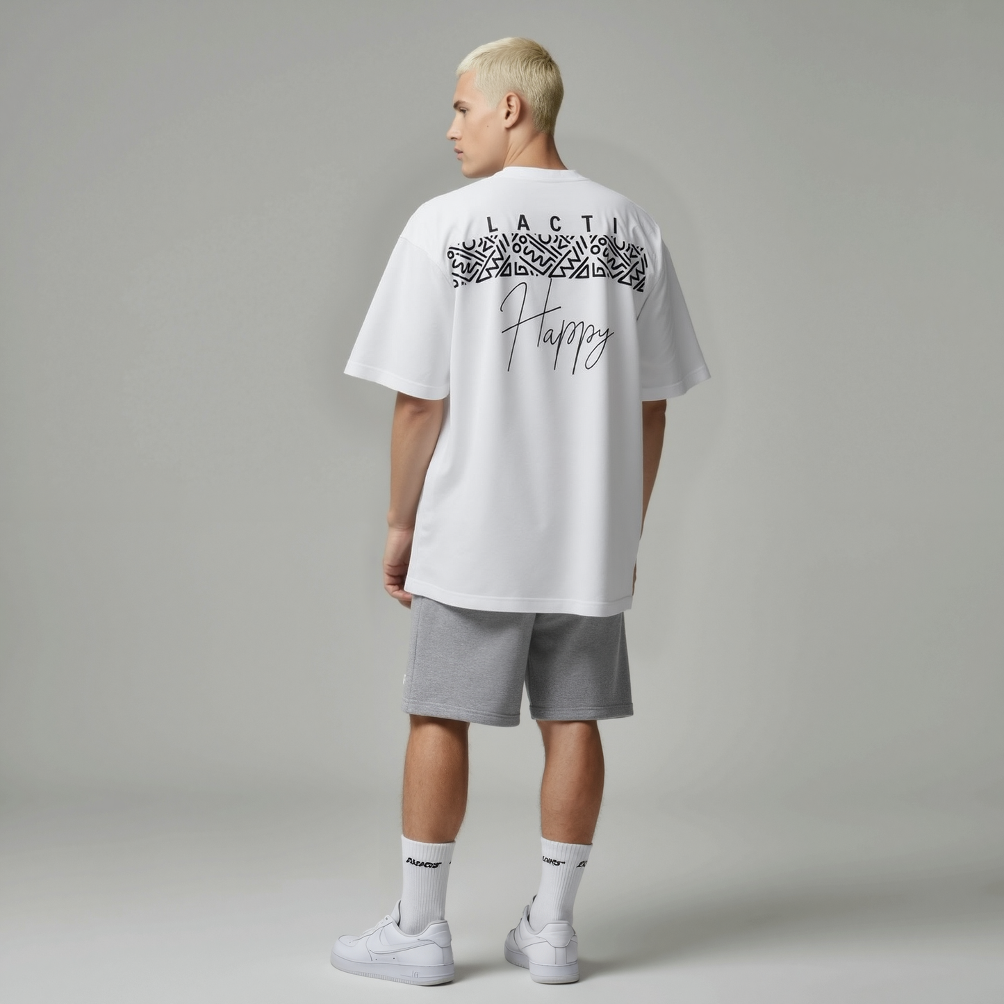 Lacti Happy B Oversized Tee