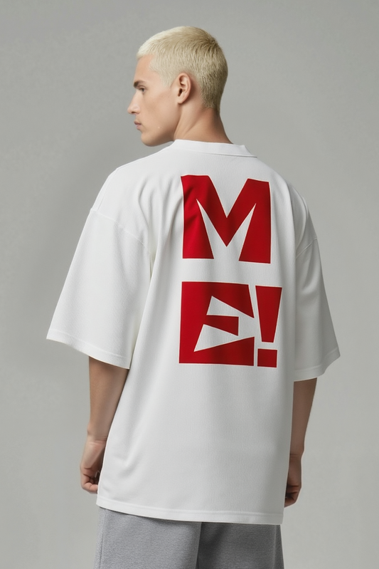 Lacti Me White Oversized Tee