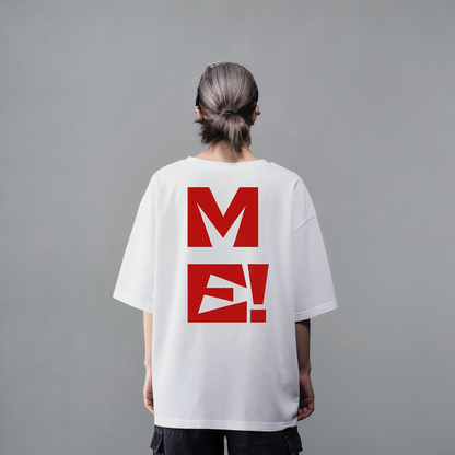 Lacti Me White Oversized Tee